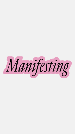 Manifesting - Sticker - Saturday Morning
