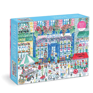 Michael Storrings Market in Bloom 2000 Piece Puzzle - Saturday Morning