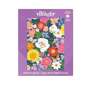 Midnight Blooms | 500 - Piece Puzzle | Designed in Canada - Saturday Morning