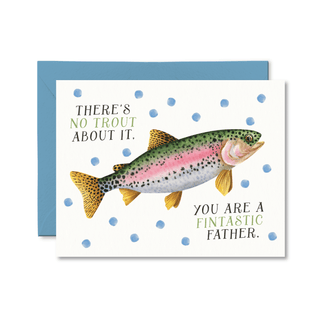 No Trout About It Fintastic Father Card - Saturday Morning