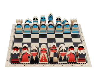 On The Move Wooden Chess Set - Saturday Morning