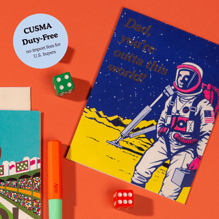 Outta This World Dad – Foil Father’s Day Card - Saturday Morning