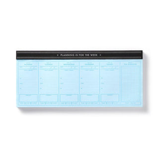 Planning Is For The Week Weekly Planner Pad - Saturday Morning