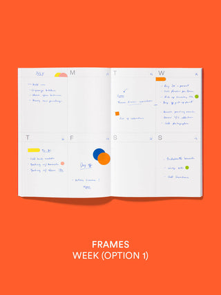Undated Planner (Frames Layout)