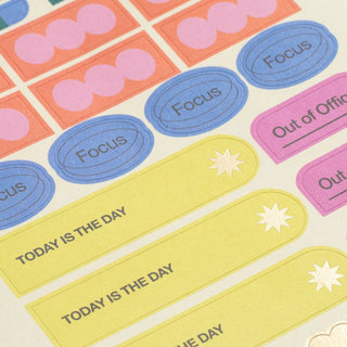 Productivity Stickers Set - Saturday Morning