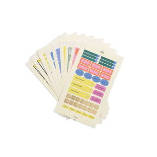 Productivity Stickers Set - Saturday Morning