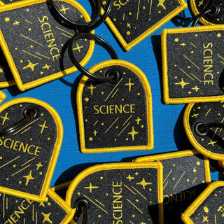 Science Fiction - Embroidered Arch Keychain - Saturday Morning