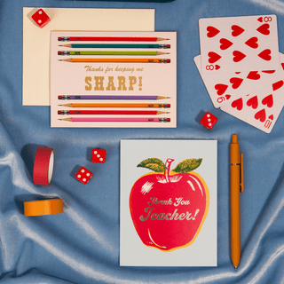 Sharp Pencils – Foil Teacher Appreciation Card - Saturday Morning