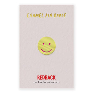 Smiley Enamel Pin Badge - Saturday Morning