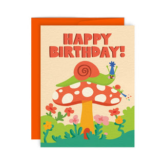 SNAIL PARTY — Greeting Card - Saturday Morning