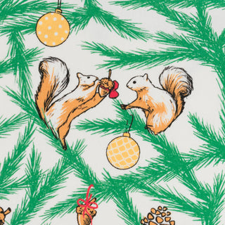 Squirrels Holiday Tea Towel - Saturday Morning