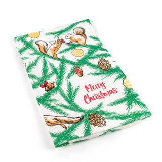 Squirrels Holiday Tea Towel - Saturday Morning