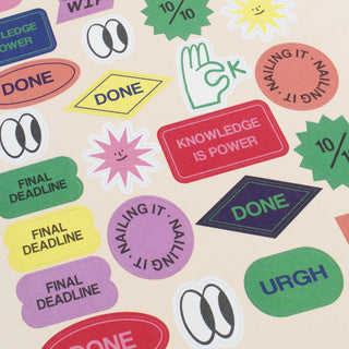 Sticker Set, Academic - Find the Balance - Saturday Morning