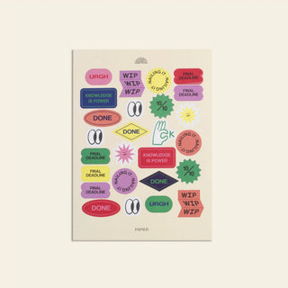 Sticker Set, Academic - Find the Balance - Saturday Morning