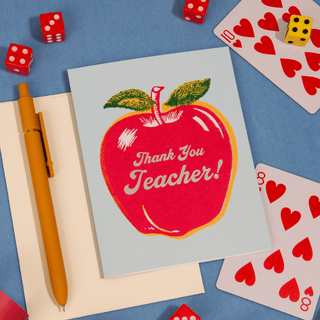 Thank You Teacher – Foil Teacher Appreciation Card - Saturday Morning