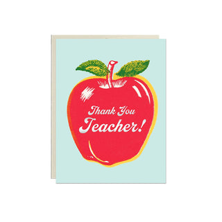 Thank You Teacher – Foil Teacher Appreciation Card - Saturday Morning