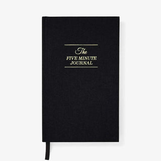 The Five Minute Journal Black - Daily Guided Gratitude - Saturday Morning