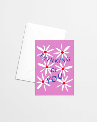 Thinking of You Risograph Greeting Card - Saturday Morning