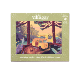 Twilight Campsite | 1000 - Piece Puzzle | Designed in Canada - Saturday Morning