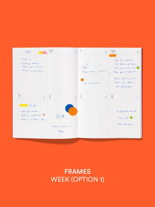 Undated Planner (Frames Layout) - Saturday Morning