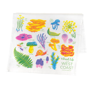 Vibrant Life Series - Forest Floor Tea Towel - Saturday Morning