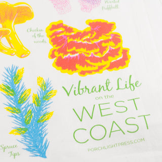 Vibrant Life Series - Forest Floor Tea Towel - Saturday Morning