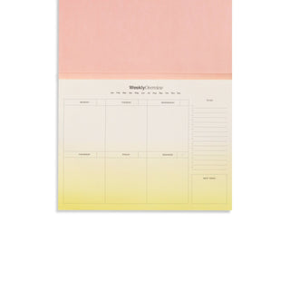 Weekly Desk Planner, Undated - Fresh Growth - Saturday Morning
