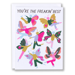 You're the Freakin' Best  Note Card - Saturday Morning